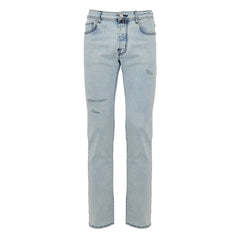 Jacob Cohen Blaue Baumwoll-Skinny-Jeans