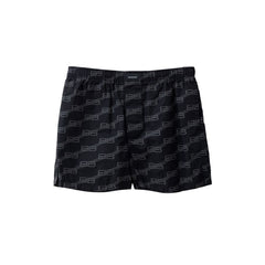 Balenciaga Schwarze Bermudashorts aus Baumwolle