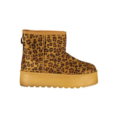 Laura Biagiotti Marrone Polyester Damen Stiefelette