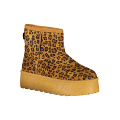 Laura Biagiotti Marrone Polyester Damen Stiefelette