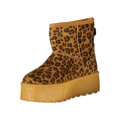 Laura Biagiotti Marrone Polyester Damen Stiefelette