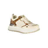 Laura Biagiotti Beige Polyester Women Sneaker