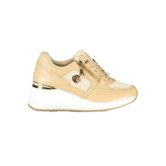 Laura Biagiotti Beige Polyester Damen-Sneaker