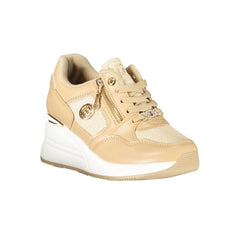 Laura Biagiotti Beige Polyester Damen-Sneaker