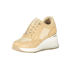 Laura Biagiotti Beige Polyester Damen-Sneaker
