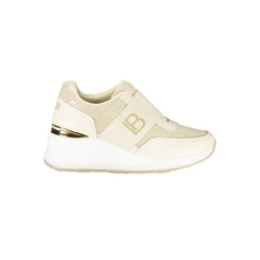 Laura Biagiotti Beige Polyurethan Damen Sneaker