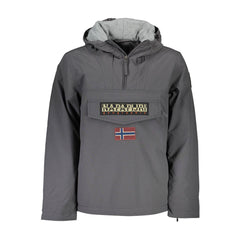 Napapijri Graue Polyamid-Herrenjacke
