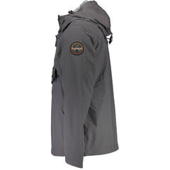 Napapijri Graue Polyamid-Herrenjacke