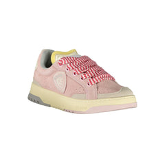 Blauer Rosa Polyurethan Damen Sneaker