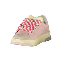 Blauer Rosa Polyurethan Damen Sneaker