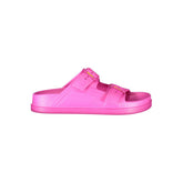 Blauer Rosa Polyurethan Damen-Slipper