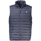 Cavalli Class Blue Polyester Men Jacket