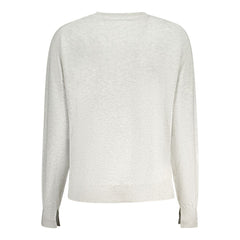 Pepe Jeans Grigio Damenpullover aus Baumwolle