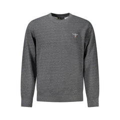 Accademia Militare Grigio Sweatshirt aus recycelter Baumwolle für Herren