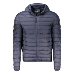 Cavalli Class Blaue Polyester-Herrenjacke