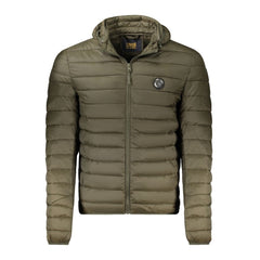 Cavalli Class Grüne Polyester Herrenjacke