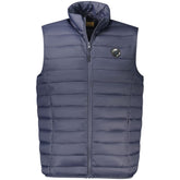 Cavalli Class Blue Polyester Men Jacket