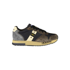 Blauer Blue Polyurethan Herren Sneaker