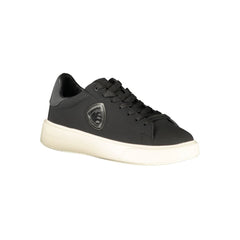 Blauer Nero Leder Herren-Sneaker