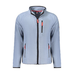Norwegen 1963 Blaues Polyester Herren Sweatshirt