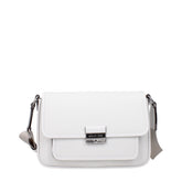 Michael Kors White Leather Crossbody Bag
