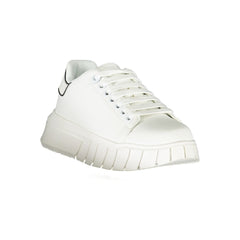 Gaelle Paris weißer Sneaker für Damen aus Polyurethan