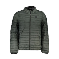 Gianmarco Venturi Grüne Polyamid Herrenjacke