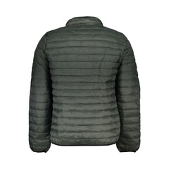 Gianmarco Venturi Grüne Polyamid Herrenjacke