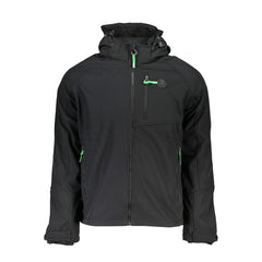 Gianmarco Venturi Schwarze Polyesterjacke für Herren