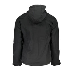 Gianmarco Venturi Schwarze Polyesterjacke für Herren