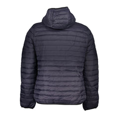 Gianmarco Venturi Blaue Polyamid Herrenjacke