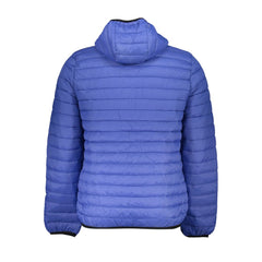 Gianmarco Venturi Blaue Polyamid Herrenjacke