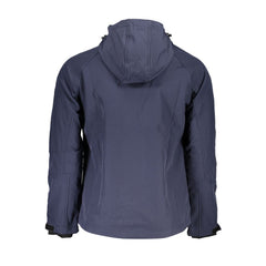 Gianmarco Venturi Blue Polyester Men's Jacket