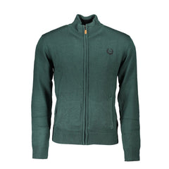 Gianmarco Venturi Verde Cotton Men Cardigan