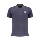 Gianmarco Venturi Blue Cotton Polo Shirt