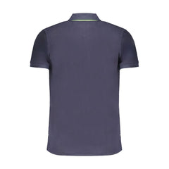 Gianmarco Venturi Blaues Poloshirt für Herren aus Baumwolle