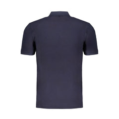 Gianmarco Venturi Blu Herren Polo aus Baumwolle