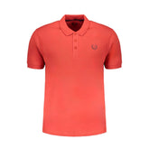 Gianmarco Venturi Red Cotton Polo Shirt