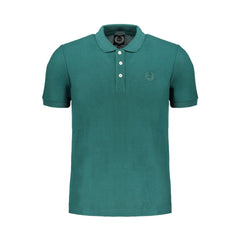 Gianmarco Venturi Green Cotton Polo Shirt