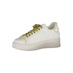 Gaelle Paris Bianco Polyurethan Damen Sneaker