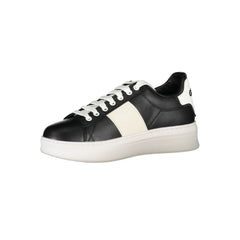 Gaelle Paris Herren-Sneaker aus schwarzem Polyurethan