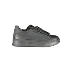 Gaelle Paris Schwarze Sneaker aus Polyurethan für Herren