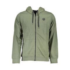 Gianmarco Venturi Verde Baumwoll-Herren-Kapuzenpullover