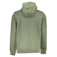 Gianmarco Venturi Verde Baumwoll-Herren-Kapuzenpullover