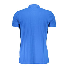 Gianmarco Venturi Blu Herren Polo aus Baumwolle