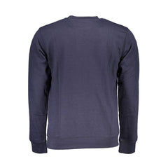 Gianmarco Venturi Blaues Baumwoll-Herren-Sweatshirt