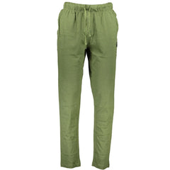 Gianmarco Venturi Verde Sporthose aus Baumwolle für Herren