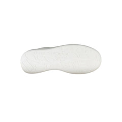 Gaelle Paris White Polyurethane Women Sneaker