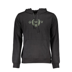 Gianmarco Venturi Nero Herren-Sweatshirt aus Baumwolle