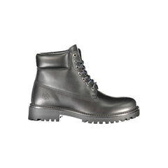 Lumberjack Black Leather Men's Boot
